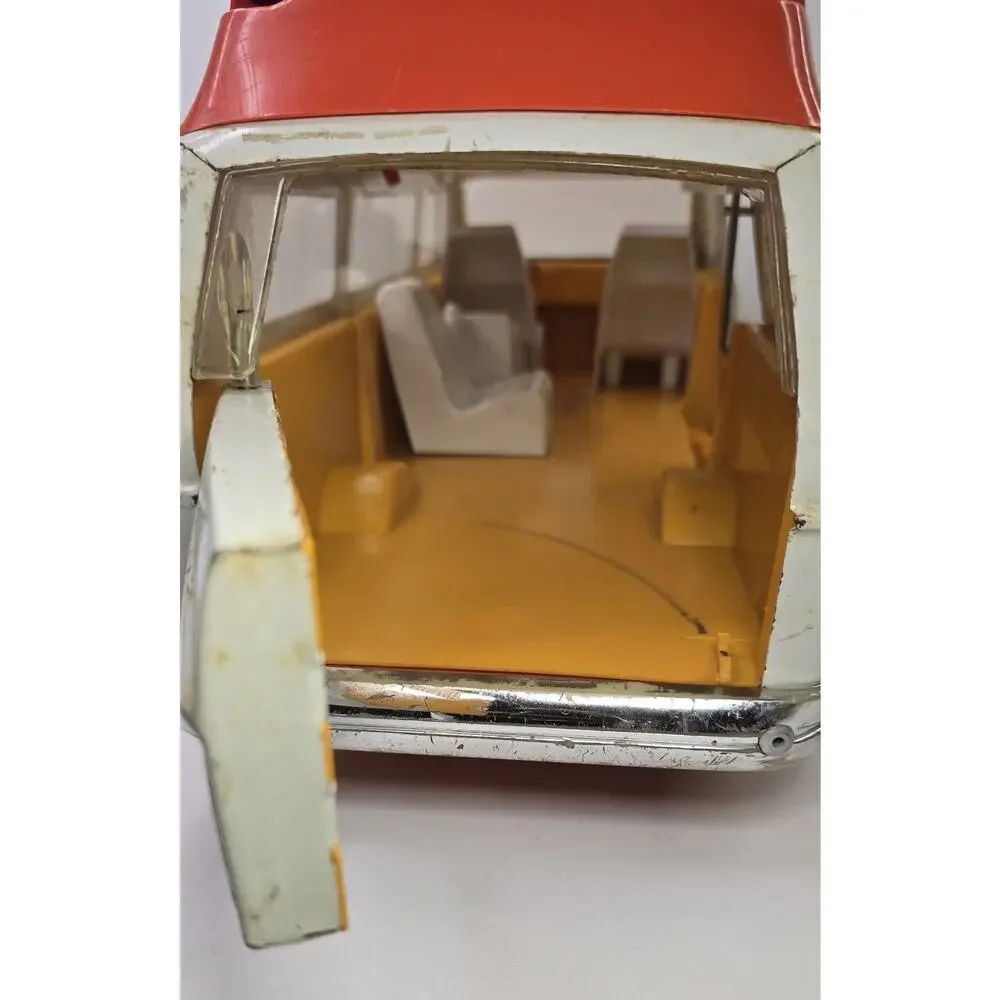 VINTAGE TONKA PRESSED STEEL RESCUE AMBULANCE